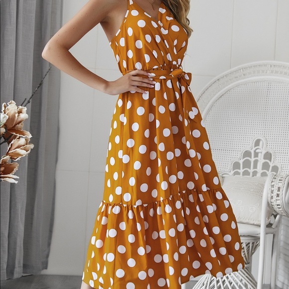 ♦️🌻You Are My Sunshine Polka Dot Dress - Picture 7 of 8
